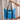 Blue Check Packable Tote