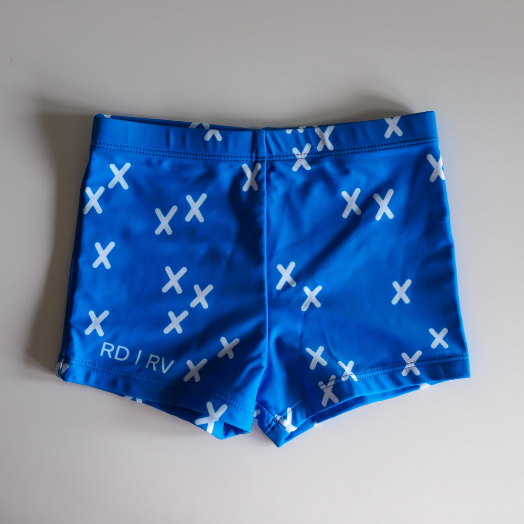 Neon Blue X Swimmer Shorts