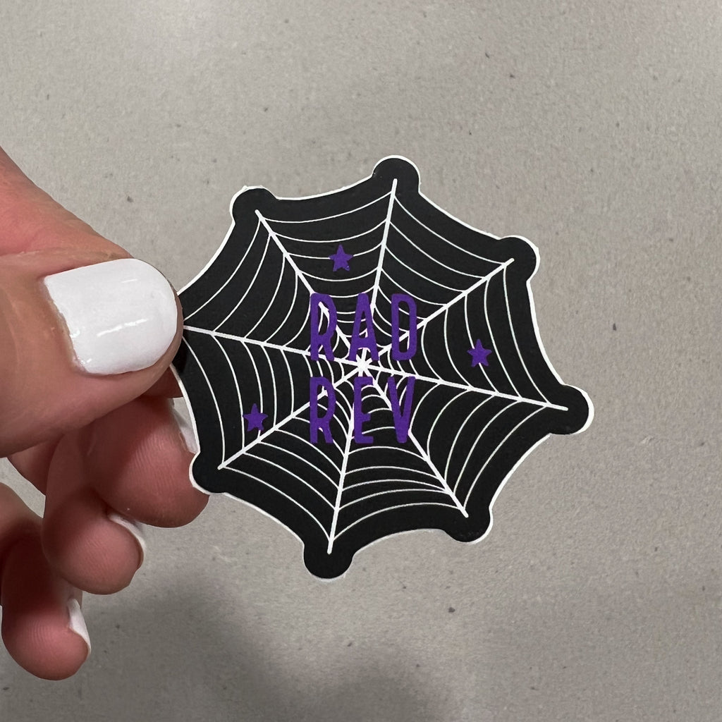 Spider Web Sticker