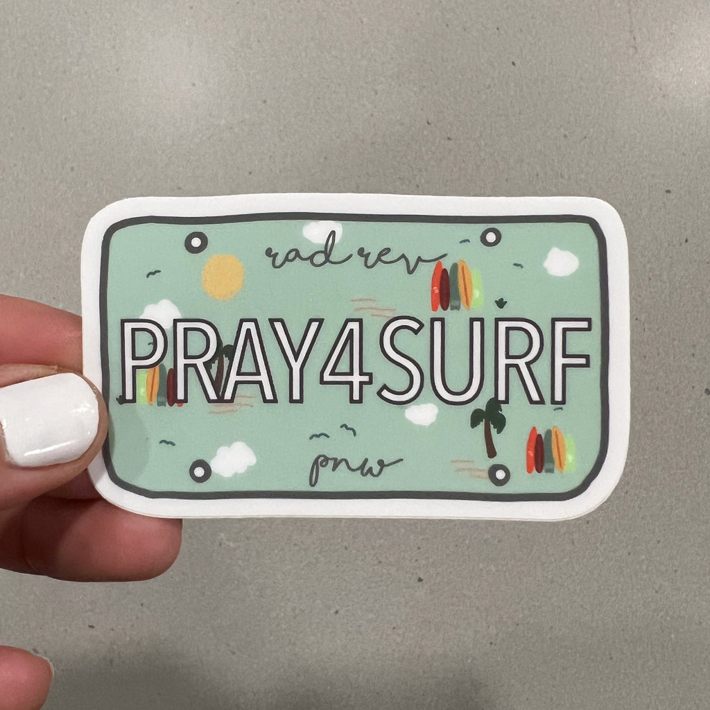 Pray 4 Surf Sticker