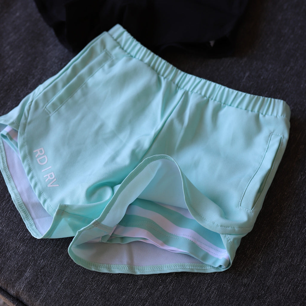 Adventure Layer Shorts in Aqua