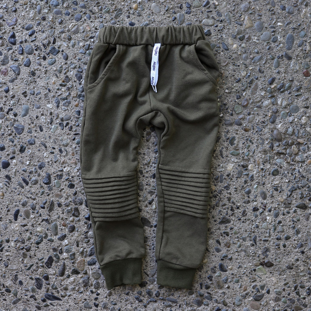 Army Green Motto Joggers