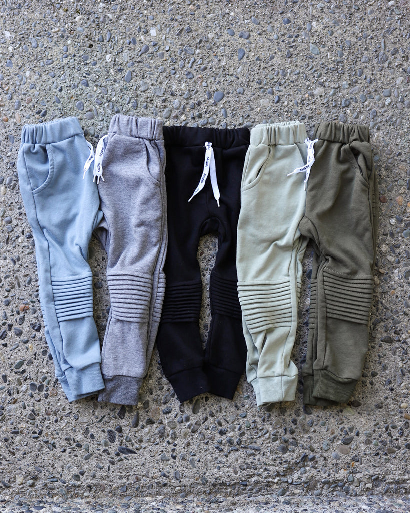 Army Green Motto Joggers