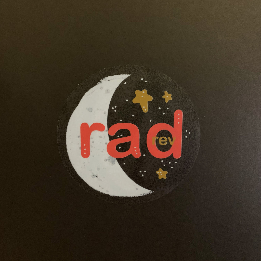 Rad Moon Clear Sticker