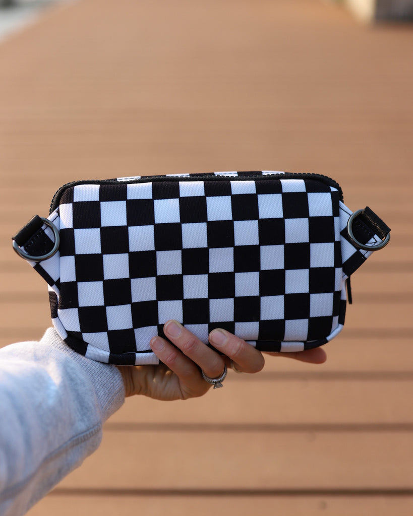 Casual Sling Wallet in Checkered